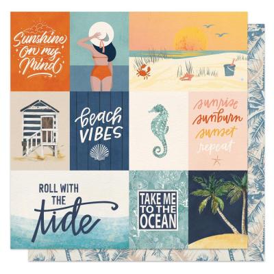 PhotoPlay Beach Vibes Designpapier - Ocean View